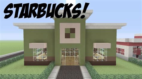 Minecraft Let's Build #64 Starbucks Part 2: Interior - YouTube