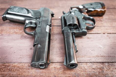 Revolver Vs Pistol Shooting Cracow