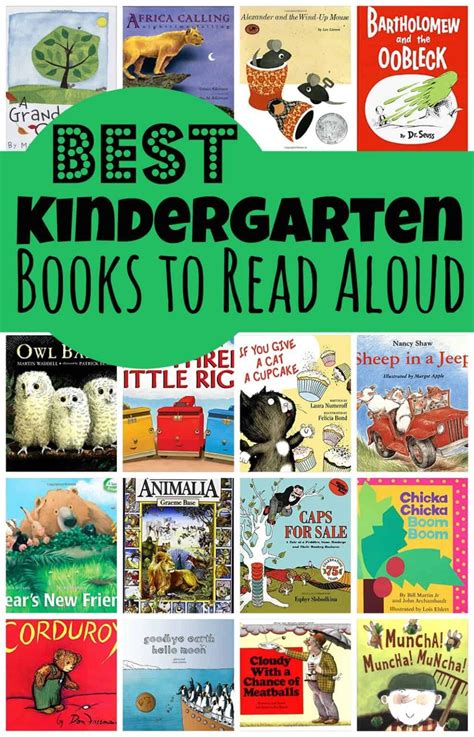 Best Kindergarten Books To Read Aloud