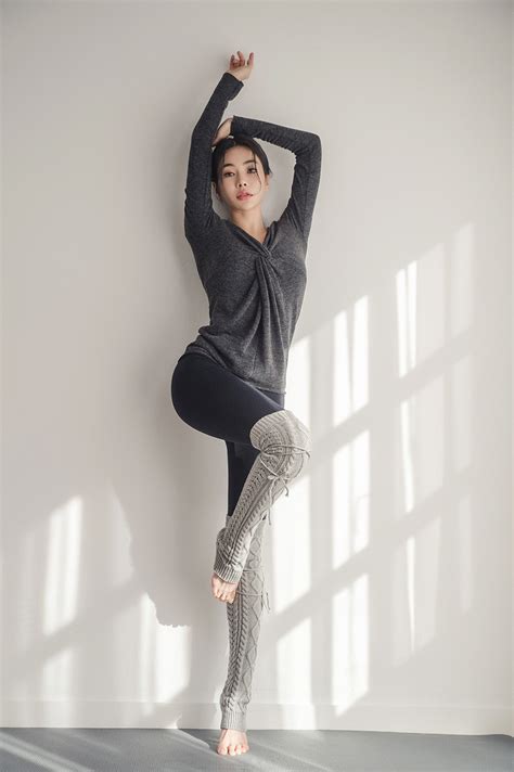 An Seo Rin Model In Korean Fashion Fitness Set Jan 2018 900girls