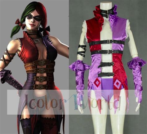 Injustice Gods Among Us Harley Quinn Cosplay Costume In Anime Costumes