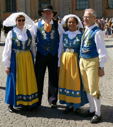 Folkcostumeandembroidery Overview Of The Folk Costumes Of Europe Sweden
