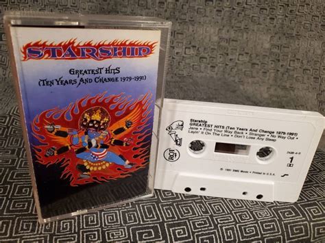 Jefferson Starship Cassette Best Of Greatest Hits Jane We Built This City Sara No Way Out Etsy
