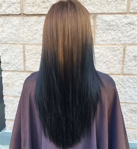 Stick with this dark color for. Sleek and Sexy Hair Beauty with Ombre Straight Hair