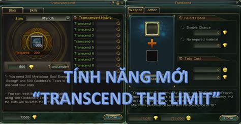 HƯỚng DẪn TÍnh NĂng Transcend Limit VÀ Performance Level Đại Việt