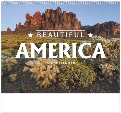 2024 Beautiful America Calendar 1706 11 X 19 Imprinted Spiral