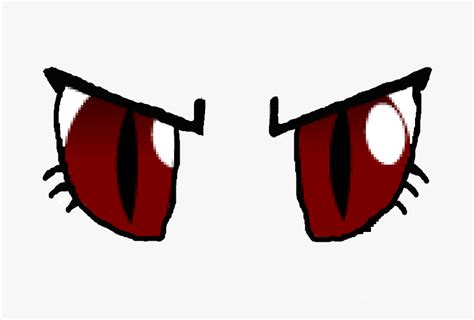 Evil Cartoon Eyes Simple Drawing Of Evil Eyes Hd Png Download Kindpng