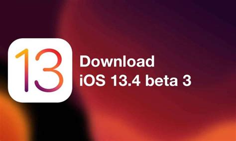 Apple Ios Ve Ipados 134ün Dördüncü Beta Sürümünü Yayınladı