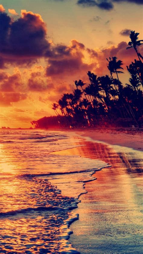 Beach Sunset Wallpapers High Quality Hupages Download Iphone