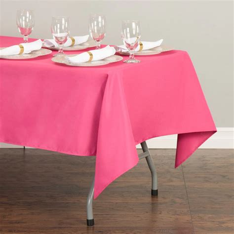 60 X 126 In Rectangular Polyester Tablecloth 22 Colors Table Cloth