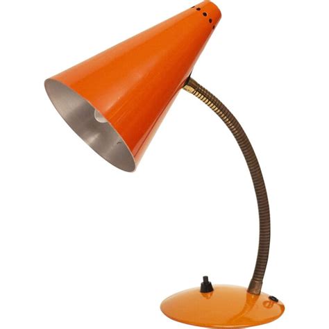 Vintage Orange Desk Lamp Maclamp Tl33 1970s