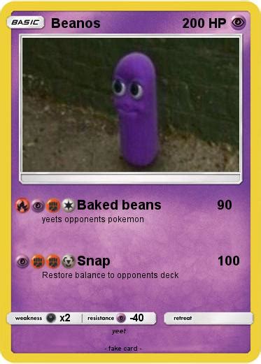 Pokémon Beanos 25 25 Baked Beans My Pokemon Card