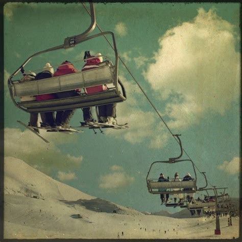 Ski Lift 8x8 Inch Art Photograph Signed Etsy Ski Lift Skiing Snow