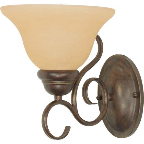 Shop the latest bronze light fixtures and choose from top modern and contemporary designer brands at ylighting. Glomar Adria 1-Light Sonoma Bronze Sconce with Champagne ...