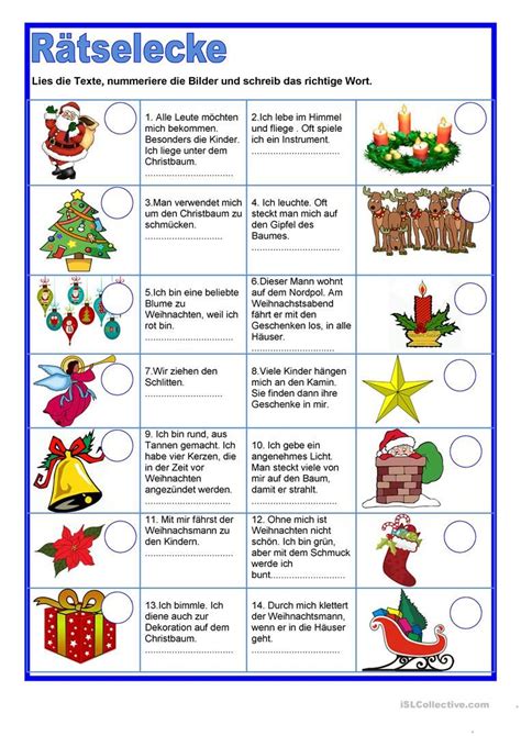 Alle kinder witze ab 2021. Rätselecke - Weihnachten | Vorschule weihnachten ...