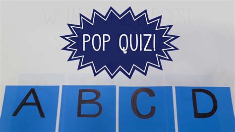 Pop Quiz 1 Intro Youtube