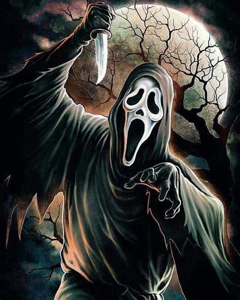 Ghostface Screamwescraven Horrorhorrorartwork