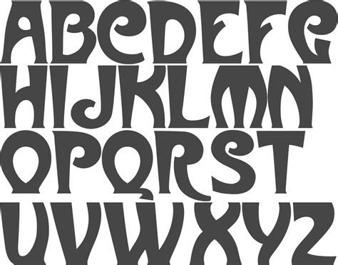 Myfonts Art Nouveau Typefaces