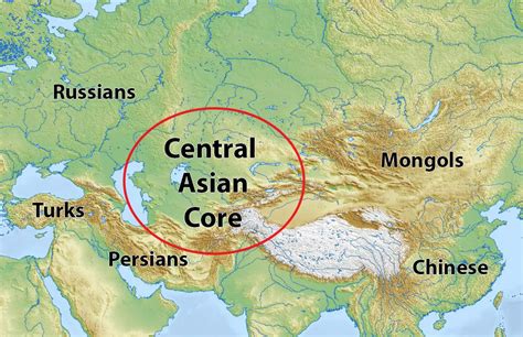 Central Asia Core And Periphery Geohistory
