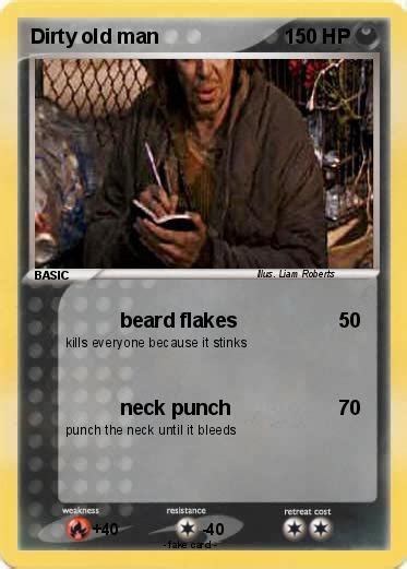 Pokémon Dirty Old Man Beard Flakes My Pokemon Card