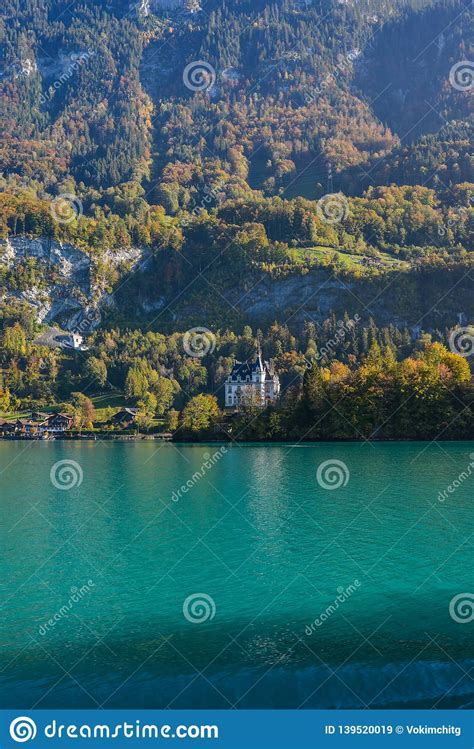 Beautiful Scenery Of Lake Brienz Switzerland Stock Image Image Of