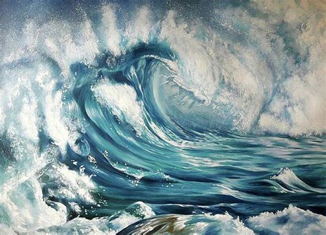 Sea Storm Painting By Pavlina Spasova