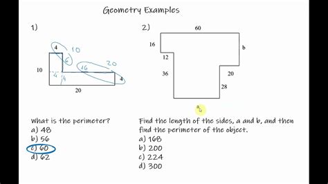 How To Find Lengths Of Missing Sides And Finding Perimeter Of Irregular