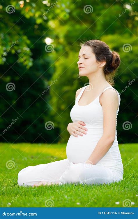 Beautiful Pregnant Woman Relaxing Royalty Free Stock Image Image 14545116