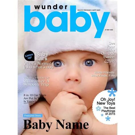 Order Personalised Our Baby Magazine Cover Digital Online At Lowest