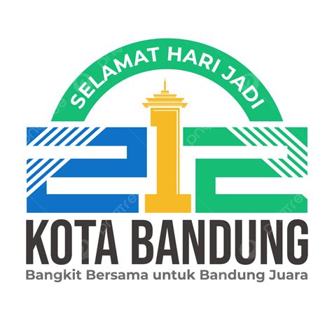 Gambar Hari Jadi Kota Bandung Desain Logo Ke Bandung Gedung Sate Indonesia PNG Dan Vektor