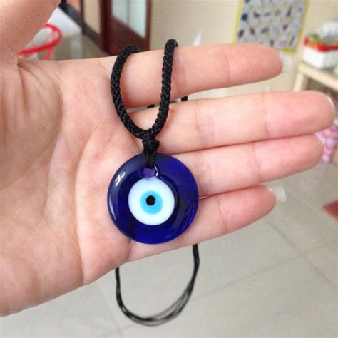 Turkish Evil Blue Eye Adjutable Necklace Cm Cm Glass Charm Pendent