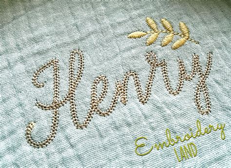 Chain Script 2 Embroidery Font 5 Sizes Al118 Embroideryland