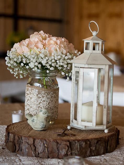 Love This With Silver Ribbon On Mason Jar And White