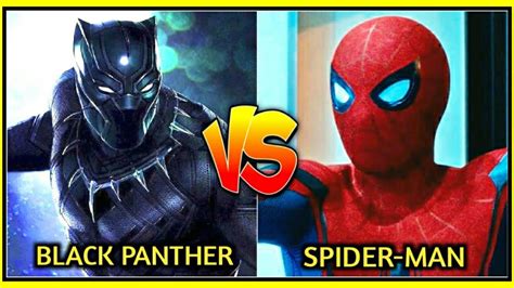 Spider Man Vs Black Panther Who Will Win In Hindi By Lightdetail
