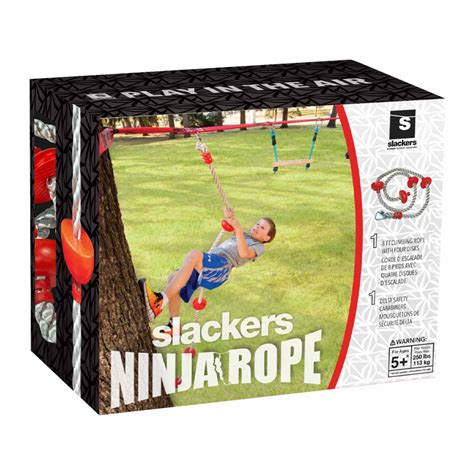 Slackers Ninja 8 With Foot Holds Outdoor Play Game Ninja Climbing