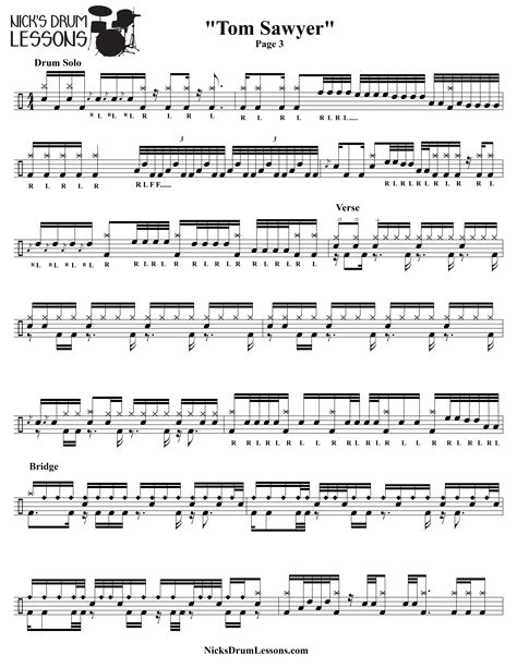 How To Read Drum Set Sheet Music Drum Sheet Music For Beginners How