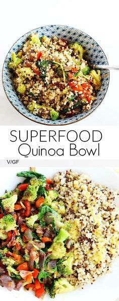 Another breakfast option, these superfood quinoa breakfast bowls take on more of a granola quality than a creamy porridge. Superfood Quinoa Bowl - TwoRaspberries | Recipe | Healthy ...