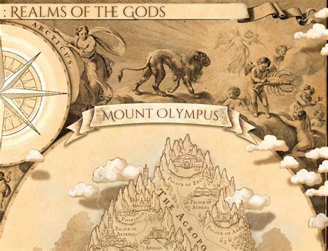 Greek Underworld Mount Olympus Print Hades Map Digital Etsy