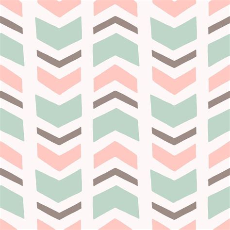 Pink And Teal Chevron Pattern Printed Htv Adhesive Vinyl Patterned