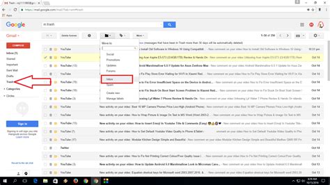Learn New Things Enable Trash And Recover Or Restore Deleted Email In Gmail
