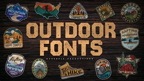 70 Best Outdoor Fonts Free Premium 2022 Hyperpix