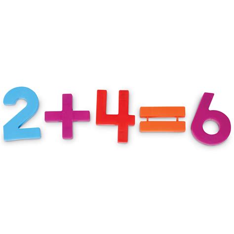 Jumbo Magnetic Numbers Set Of 36 By Learning Resources Ler0452