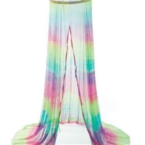 Plus check out the collection of tutorials so you can make your own tie dye decor. Tie Dye Bed Canopy | Girls Room Decor from Justice