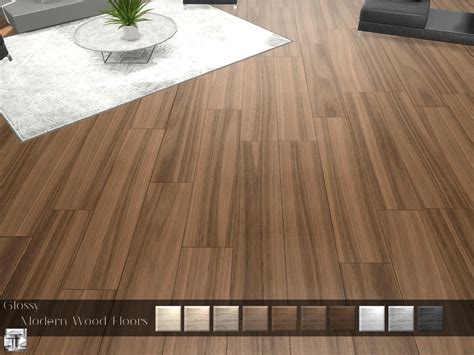 Sims 4 flour half : .Torque's Glossy Modern Wood Floor