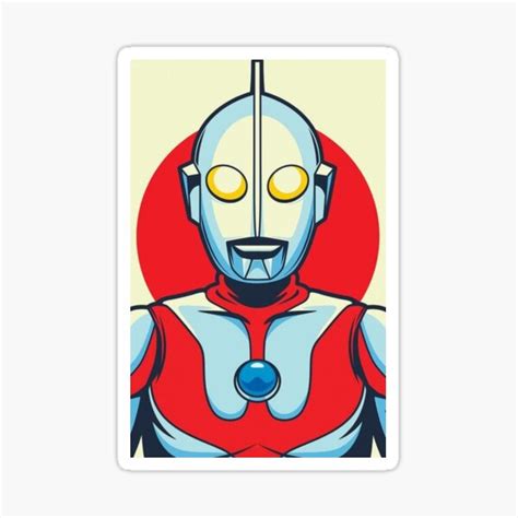 Ultraman Sticker For Sale By Remasom Redbubble