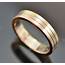 $1450 Retail Cartier Three Gold Ring 18K Tri Color 5 MM Size 105 