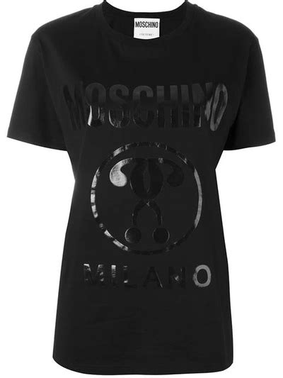 Moschino Double Question Mark Print T Shirt Modesens
