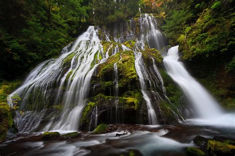 Panther Creek Falls Skamania County Washington Northwest Waterfall