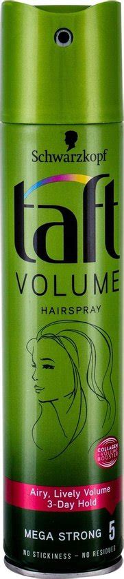 schwarzkopf professional taft volume mega strong 5 hair spray hairspray bol