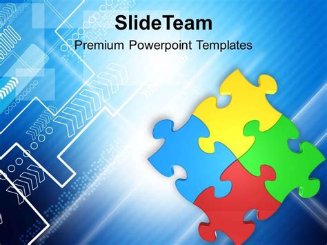 Colorful Jigsaw Puzzle Team Business Powerpoint Templates Ppt Themes